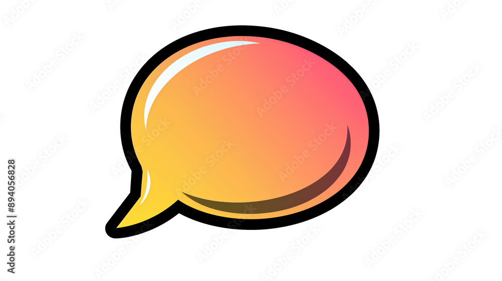 Speech bubble isolated on transparent background Speech bubble isolated on transparent background