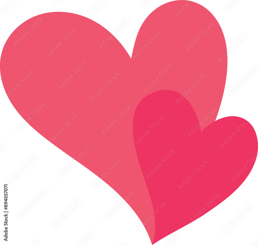 A heart symbol form of vector or element A heart symbol form of vector or element