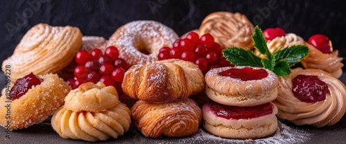 Wallpaper Mural Various Kinds Of Christmas Cookies, Festive And Delicious Torontodigital.ca