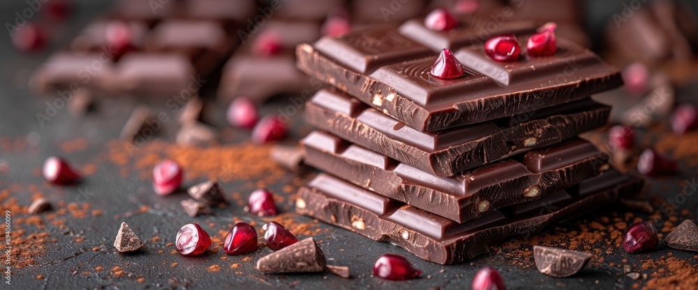 Smooth Chocolate Bars, Ready To Be Savored And Enjoyed Smooth Chocolate Bars, Ready To Be Savored And Enjoyed