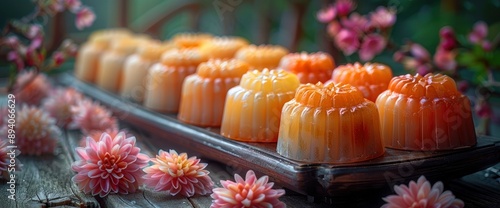 Exquisite Oriental Sweets, Bursting With Vibrant Colors And Exotic Flavors