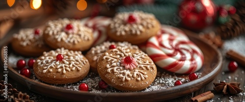 Homemade Gingerbreads And Lollipops, Perfect For A Festive Treat