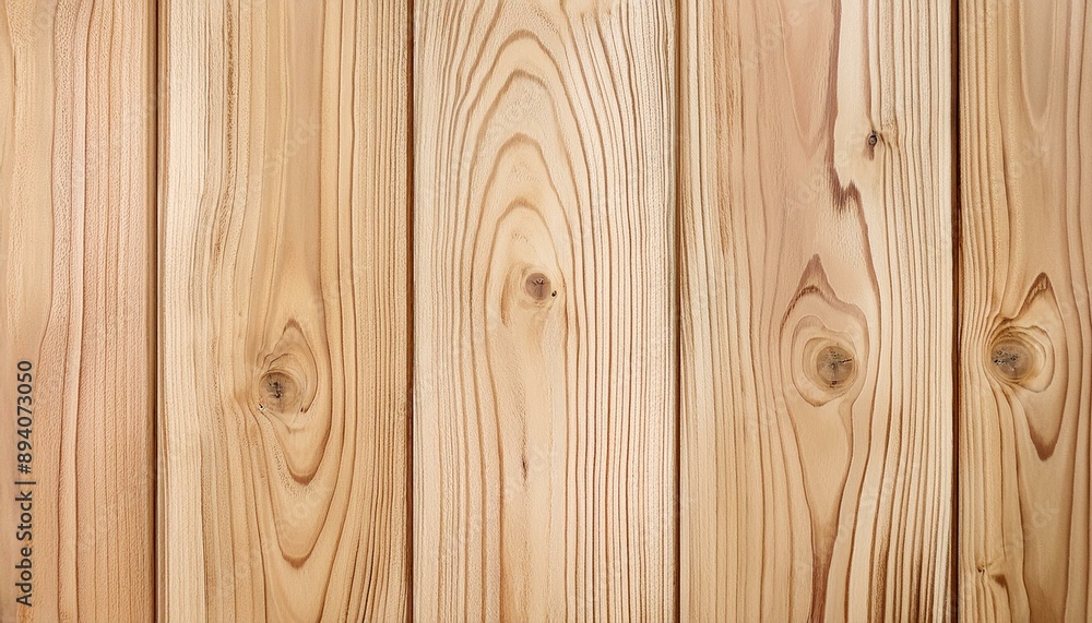 Fototapeta premium Natural wood texture, top view of natural pattern for backdrop, light wooden color, abstract background.