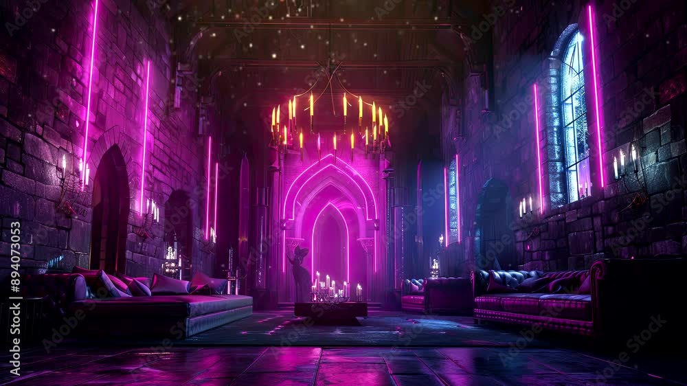 Luxurious royal hall with grand chandelier and fireplace in elegant palace. Luxury concept Luxurious royal hall with grand chandelier and fireplace in elegant palace. Luxury concept