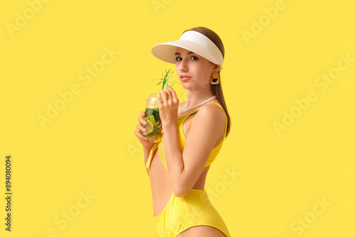 Beautiful young woman in sw...