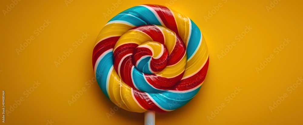 Obraz premium A Giant Lollipop, Colorful And Fun, Ready To Be Enjoyed