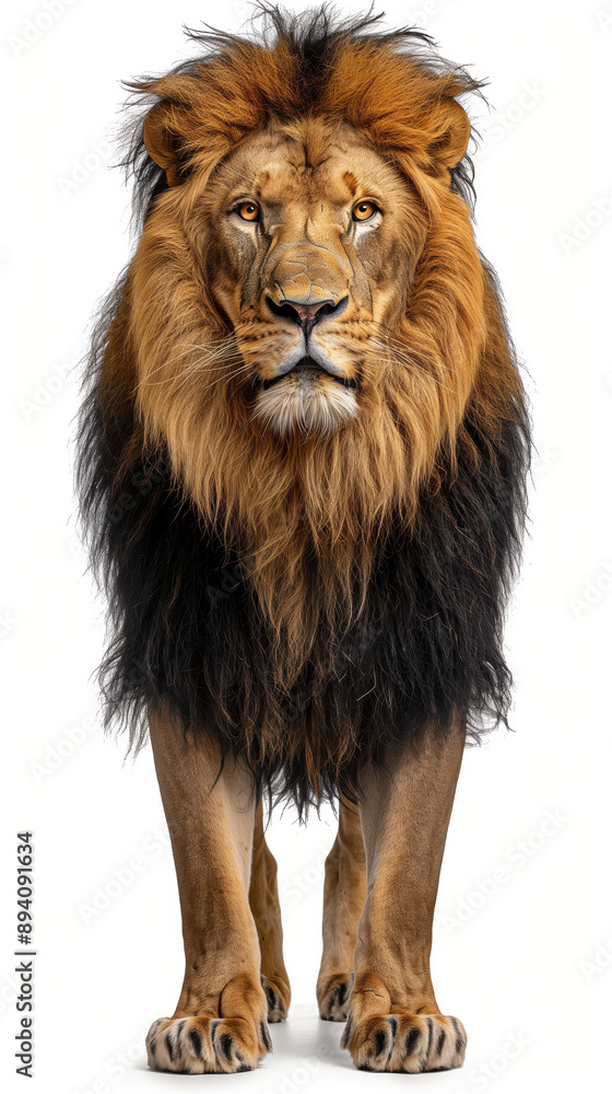 Lion isolated on white background. Lion isolated on white background.