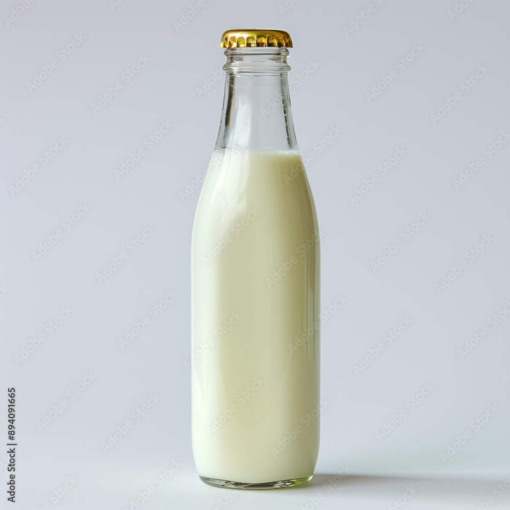 Milk bottle isolated on white background. Milk bottle isolated on white background.