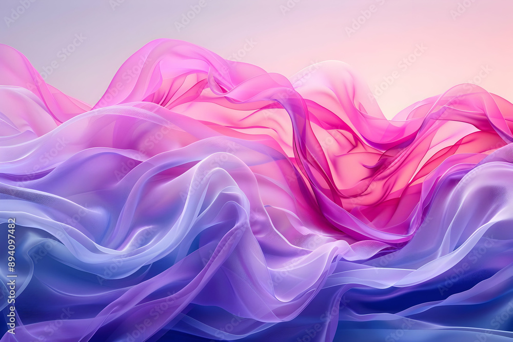 Abstract Pink & Blue Fabric Background Abstract Pink & Blue Fabric Background