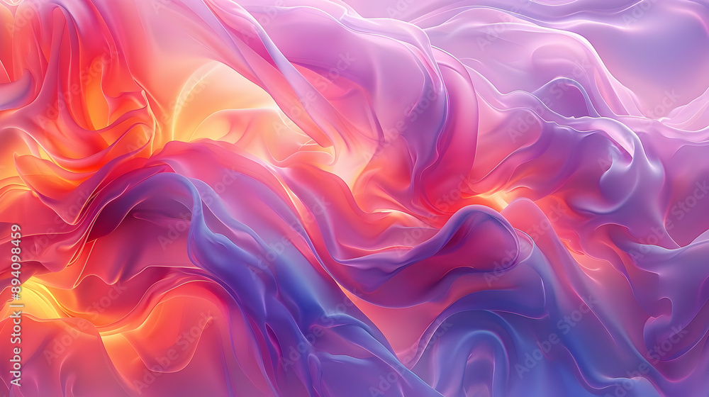 Abstract Pink and Purple Swirls Abstract Pink and Purple Swirls