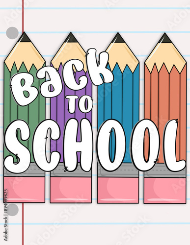 back to school illustration