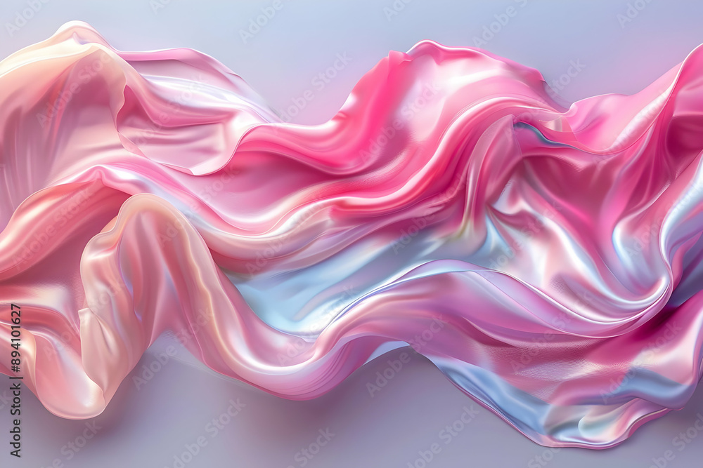 Pink Iridescent Fabric Drape Pink Iridescent Fabric Drape