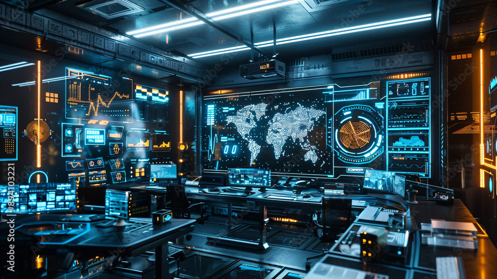 Obraz premium fiber optics background