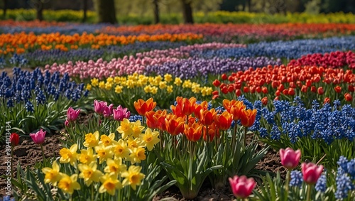 red and yellow tulips