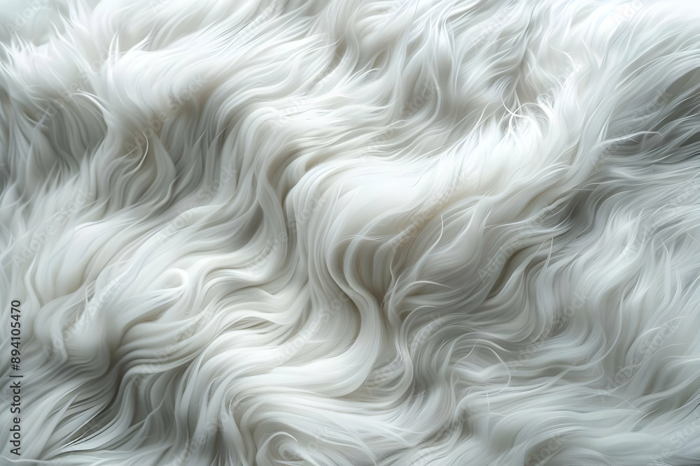 White Fur Abstract Background Texture White Fur Abstract Background Texture