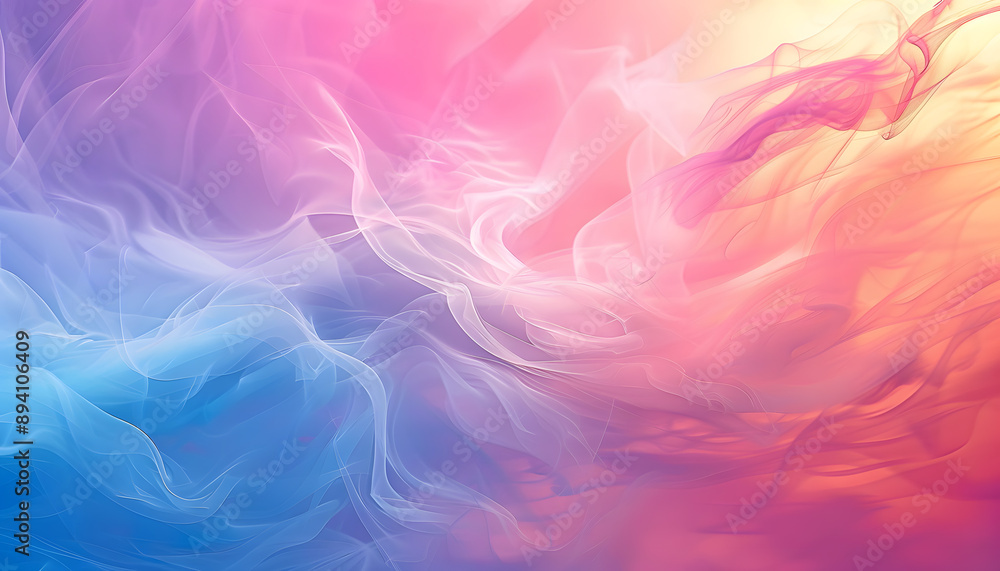 Fototapeta premium Colorful wallpaper with smooth color transitions