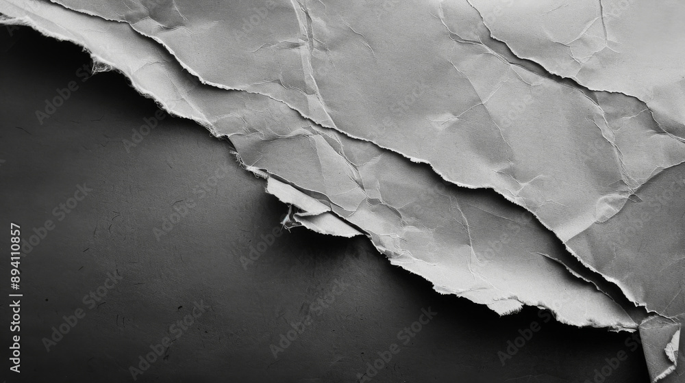 Deconstructed Literature: Tear Paper Script & Black & White Photos Reimagine the Written Word Deconstructed Literature: Tear Paper Script & Black & White Photos Reimagine the Written Word