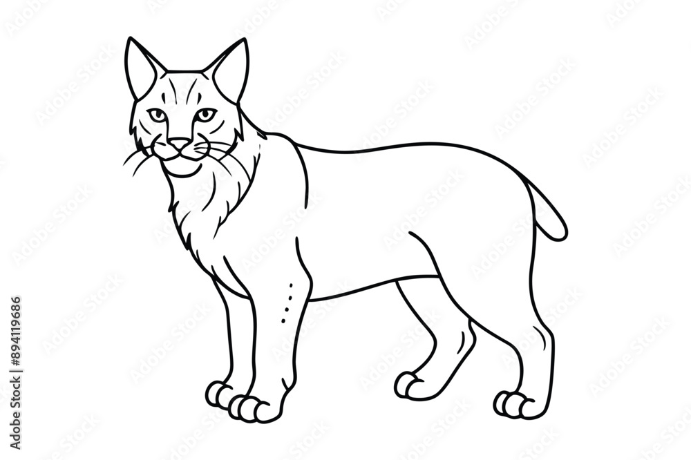 tiger silhouette image vector line art design tiger silhouette image vector line art design