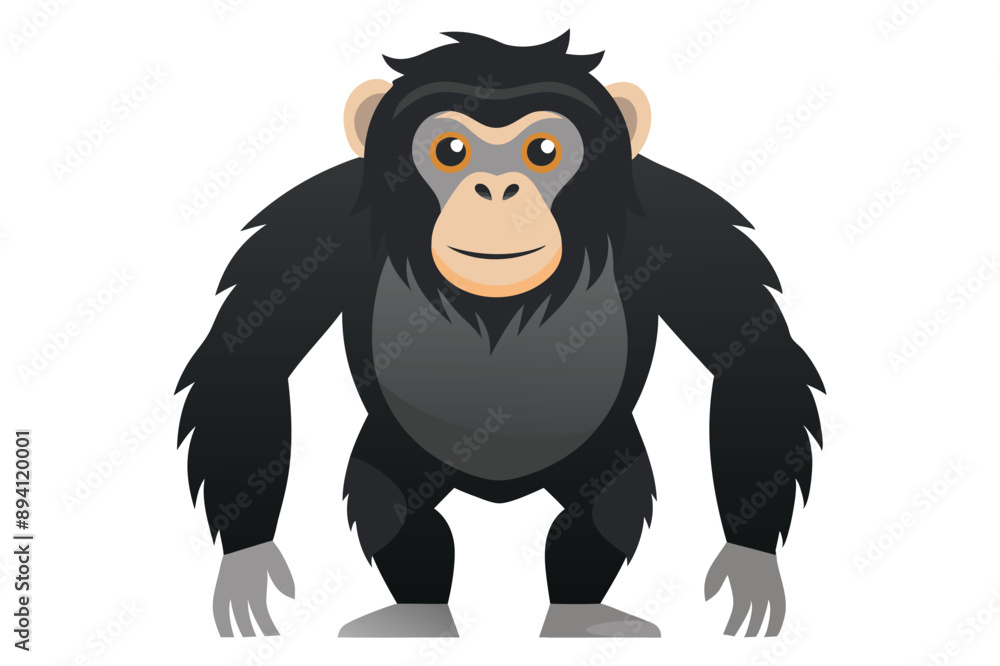 Gorillas Drawing Images vector design Gorillas Drawing Images vector design