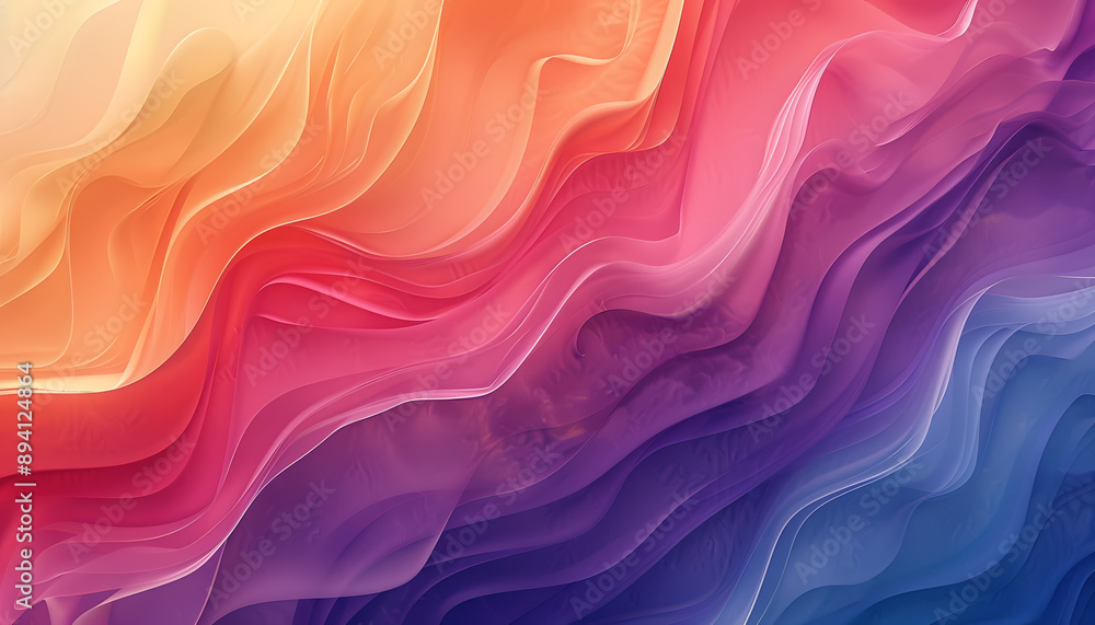 Obraz premium Colorful wallpaper with smooth color transitions