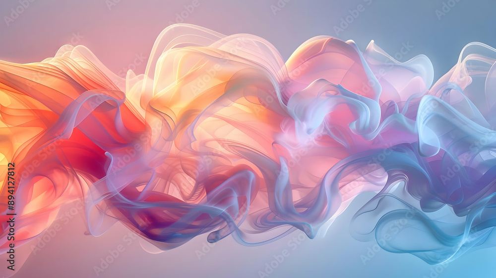 Abstract Colorful Smoke Design Abstract Colorful Smoke Design