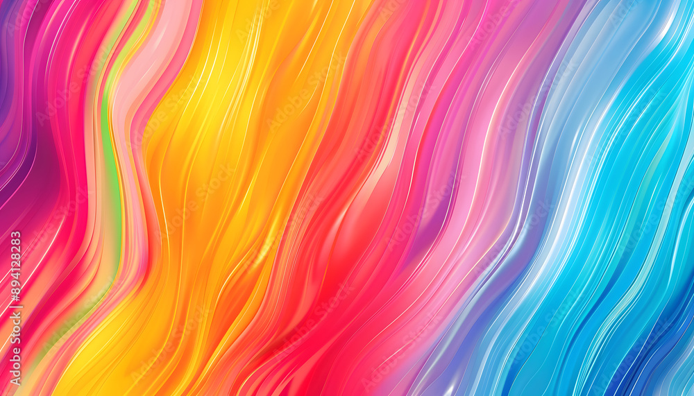 Obraz premium Colorful wallpaper with smooth color transitions