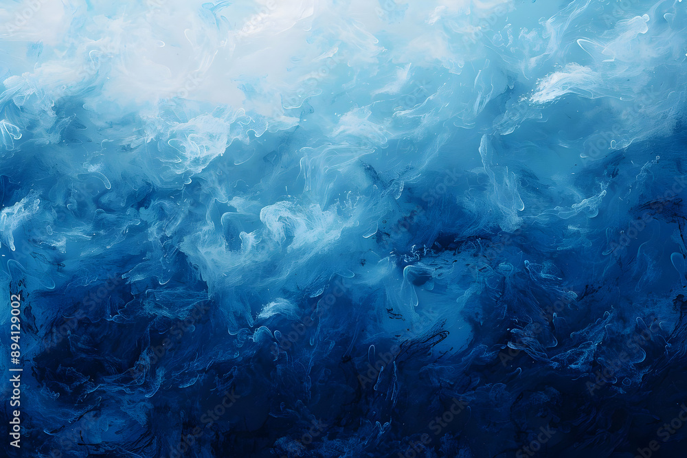 Abstract Blue Swirls Texture Abstract Blue Swirls Texture