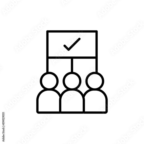 voters line icon
