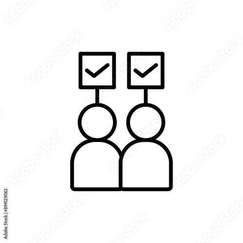 voters line icon