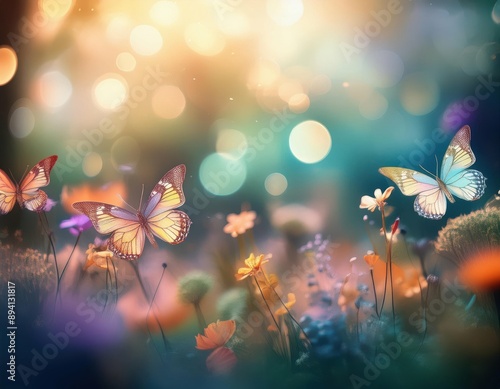 Wallpaper Mural Title: Dreamy Bokeh Wallpaper: Soft Colors & Natural Shapes Torontodigital.ca