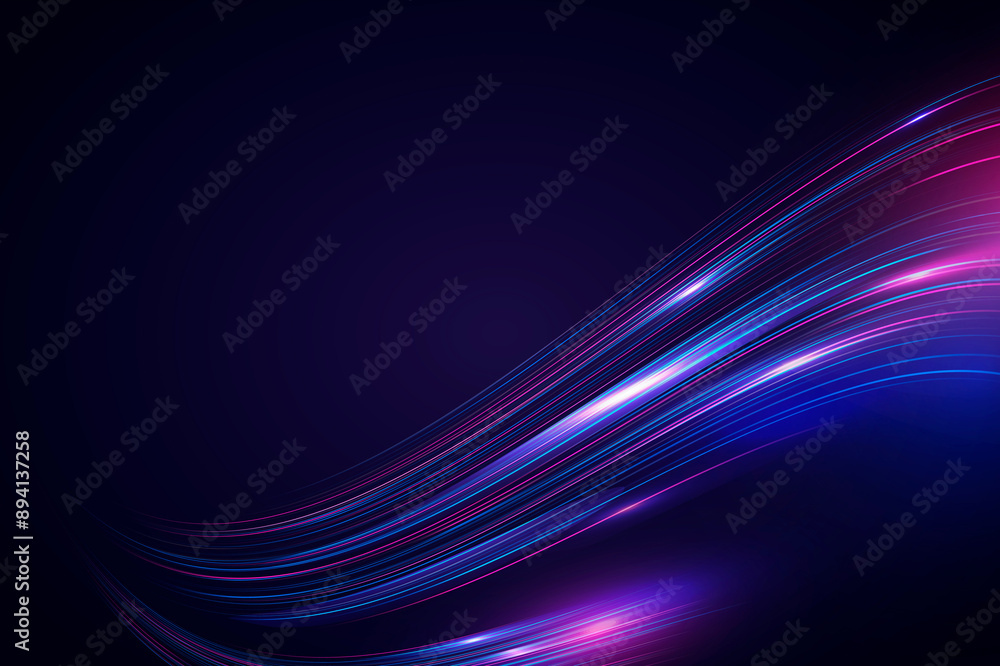 Abstract flowing neon wave background Abstract flowing neon wave background