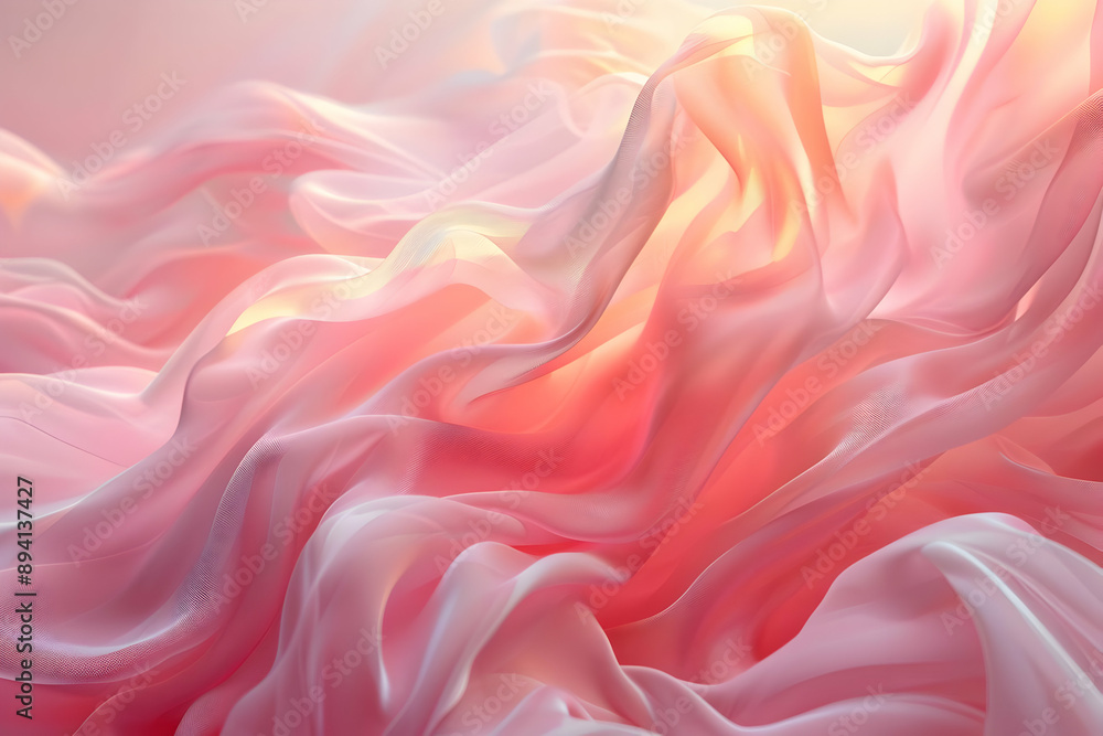 Obraz premium Delicate Pink Fabric Texture