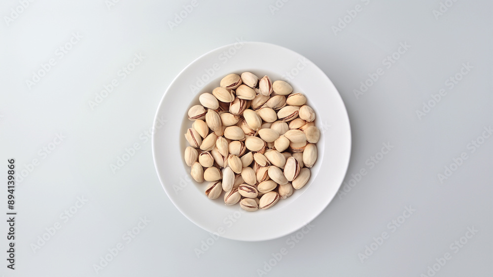 Bowl of fresh and crunchy peanuts on a white background, perfect for a healthy snack or cooking ingredient, showcasing the natural texture and earthy color of the nuts Bowl of fresh and crunchy peanuts on a white background, perfect for a healthy snack or cooking ingredient, showcasing the natural texture and earthy color of the nuts