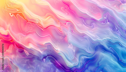 Wallpaper Mural Colorful wallpaper with smooth color transitions Torontodigital.ca