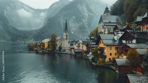 Hallstatt, Austrian Village by the Lake © vixion