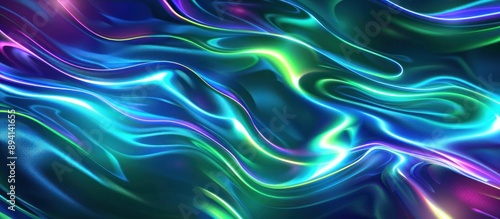 Wallpaper Mural Abstract Liquid Neon Lights Torontodigital.ca