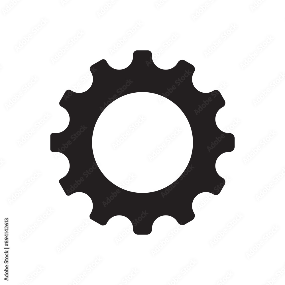Settings icon design. Settings icon design.
