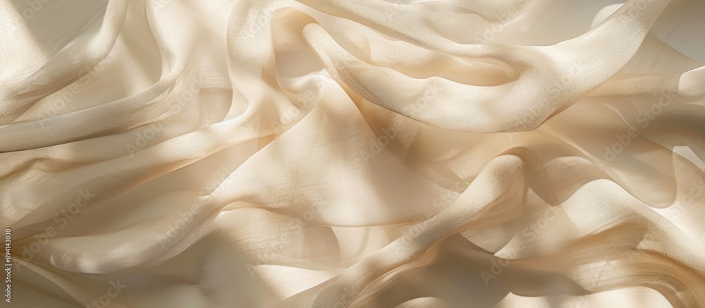 Fototapeta premium Abstract Beige Fabric Texture