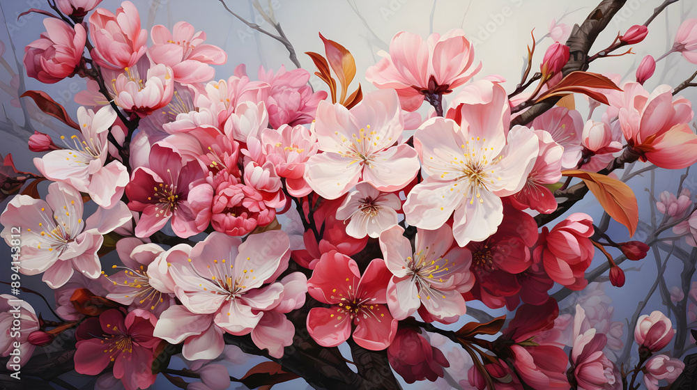 Pink Blossom Branch Pink Blossom Branch