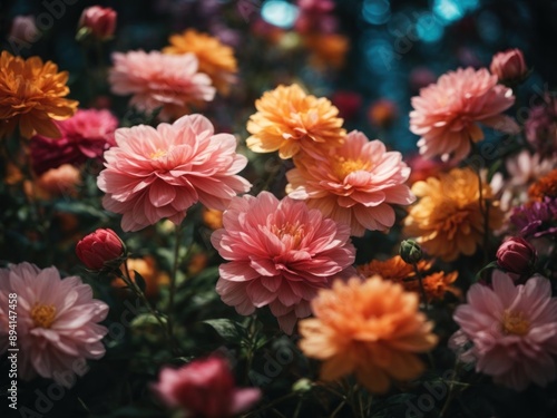 beautiful colorful flower background