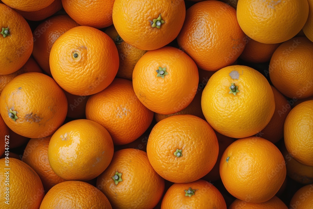 oranges are on the table close up,no leaf,top view,fully of frame --ar 3:2 Job ID: 26f305e7-1e62-4f98-a65d-52dd3c02b279