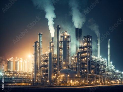 Future factory plant and energy industry