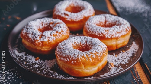 Wallpaper Mural Sweet Doughnuts Torontodigital.ca