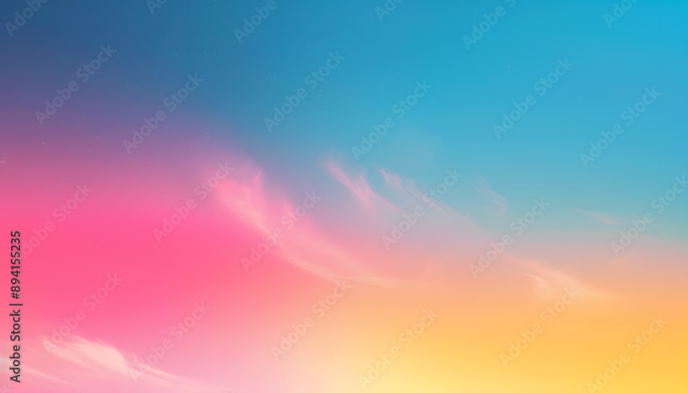 Naklejka premium Colorful wallpaper with smooth color transitions