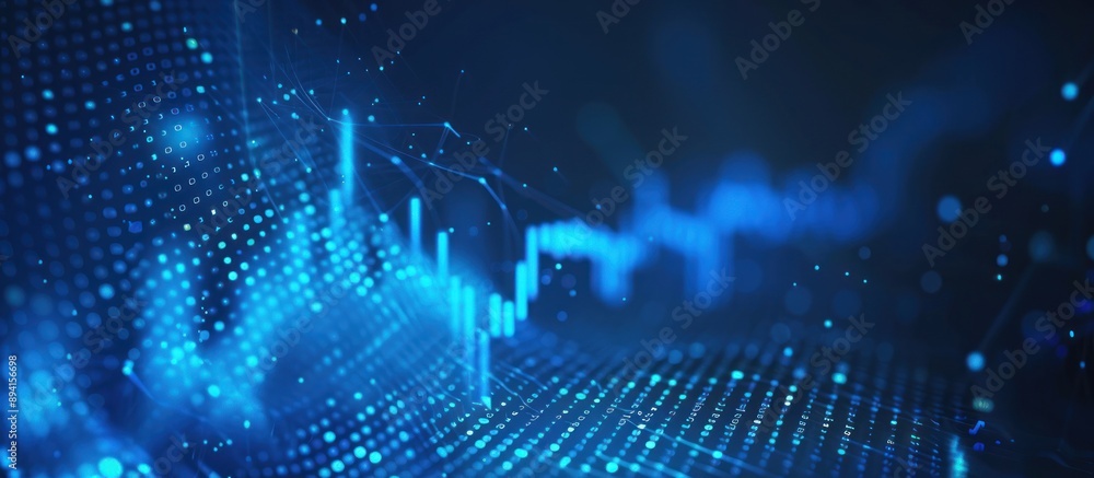 Fototapeta premium Abstract Digital Network Background