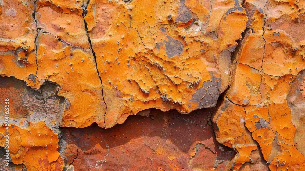 Close up orange laterite surface Close up orange laterite surface