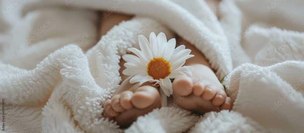 Tiny Feet with a Daisy Tiny Feet with a Daisy