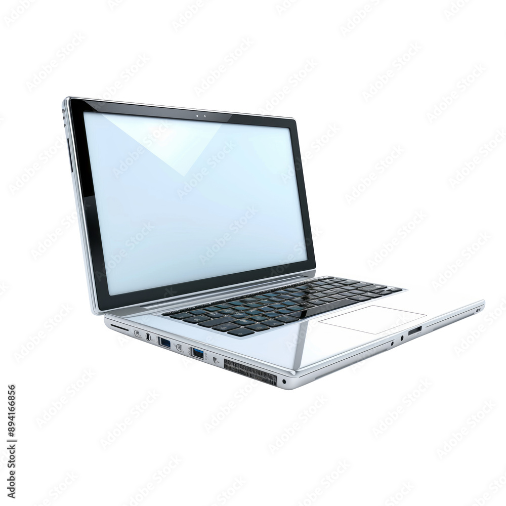 3D icon - Laptop Computer icon, on isolated transparent background 3D icon - Laptop Computer icon, on isolated transparent background