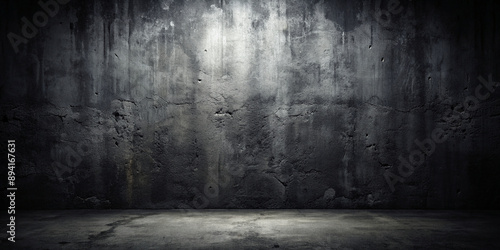 Eerie Dark Concrete Cement Texture Background