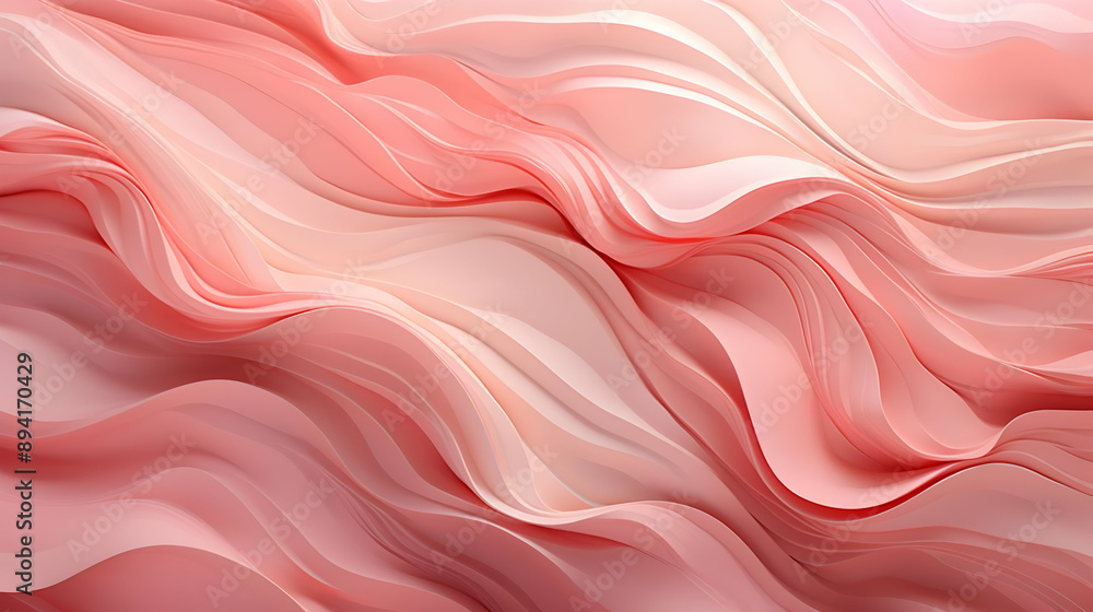 Abstract Pink Wave Background Abstract Pink Wave Background